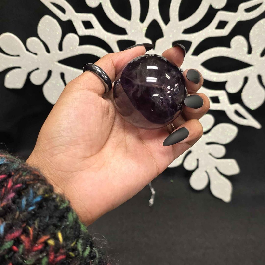 Purple Fluorite Sphere