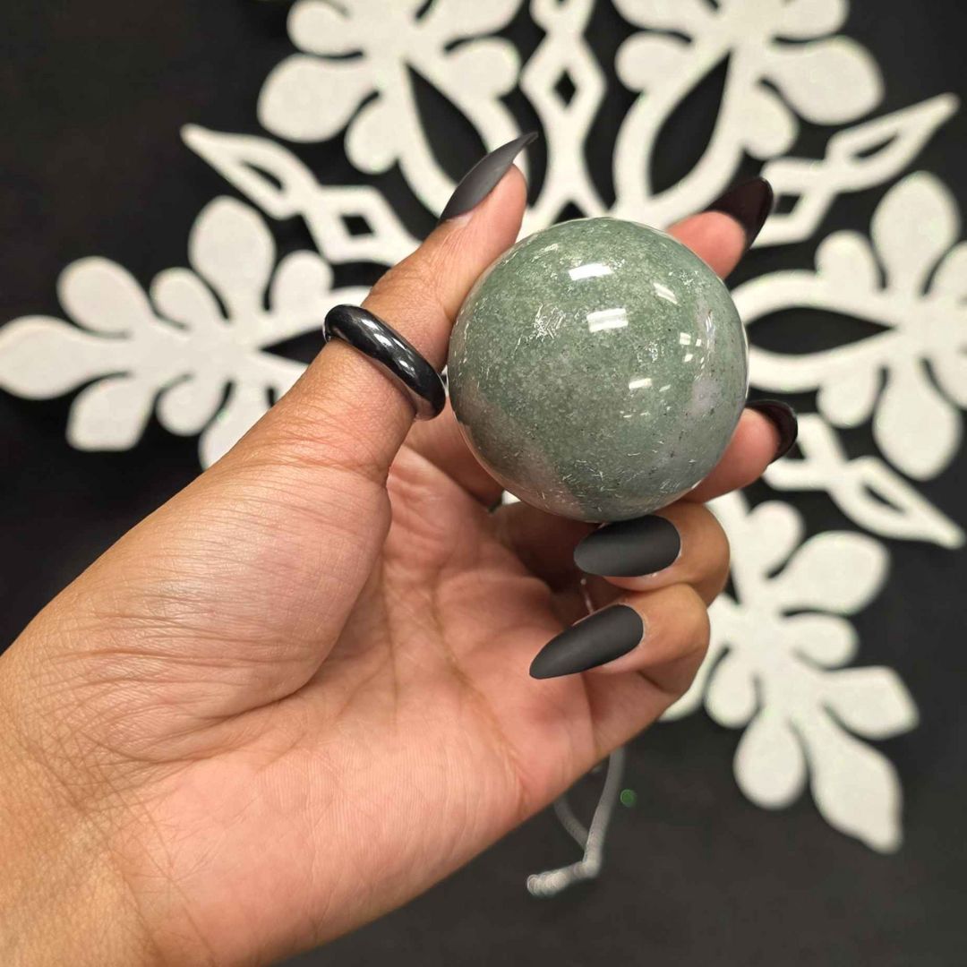 Moss Agate Sphere 40mm
