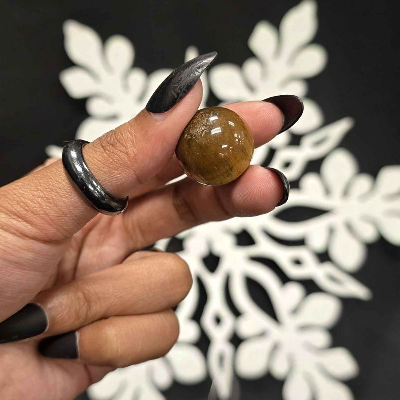 Tiger Eye Mini Sphere