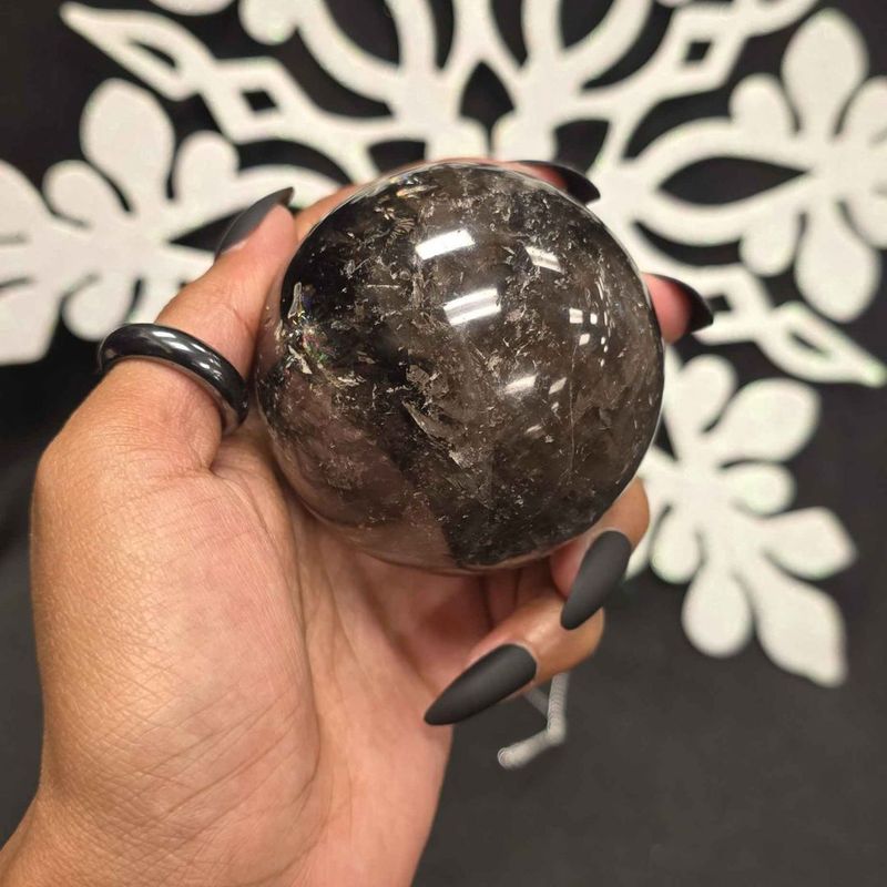 Smoky Quartz Sphere 60mm