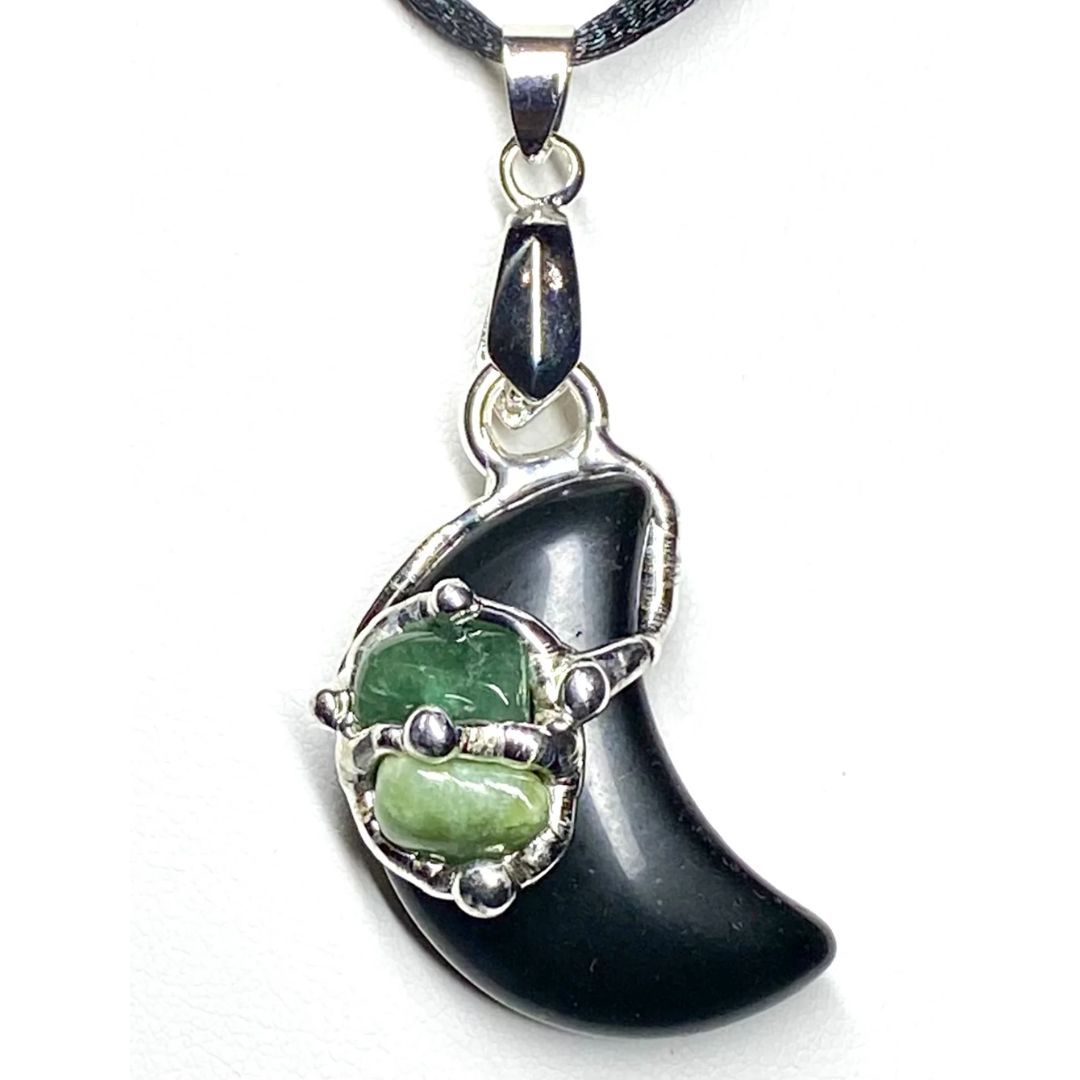 Seeds of Light  Good Luck Moon Necklace