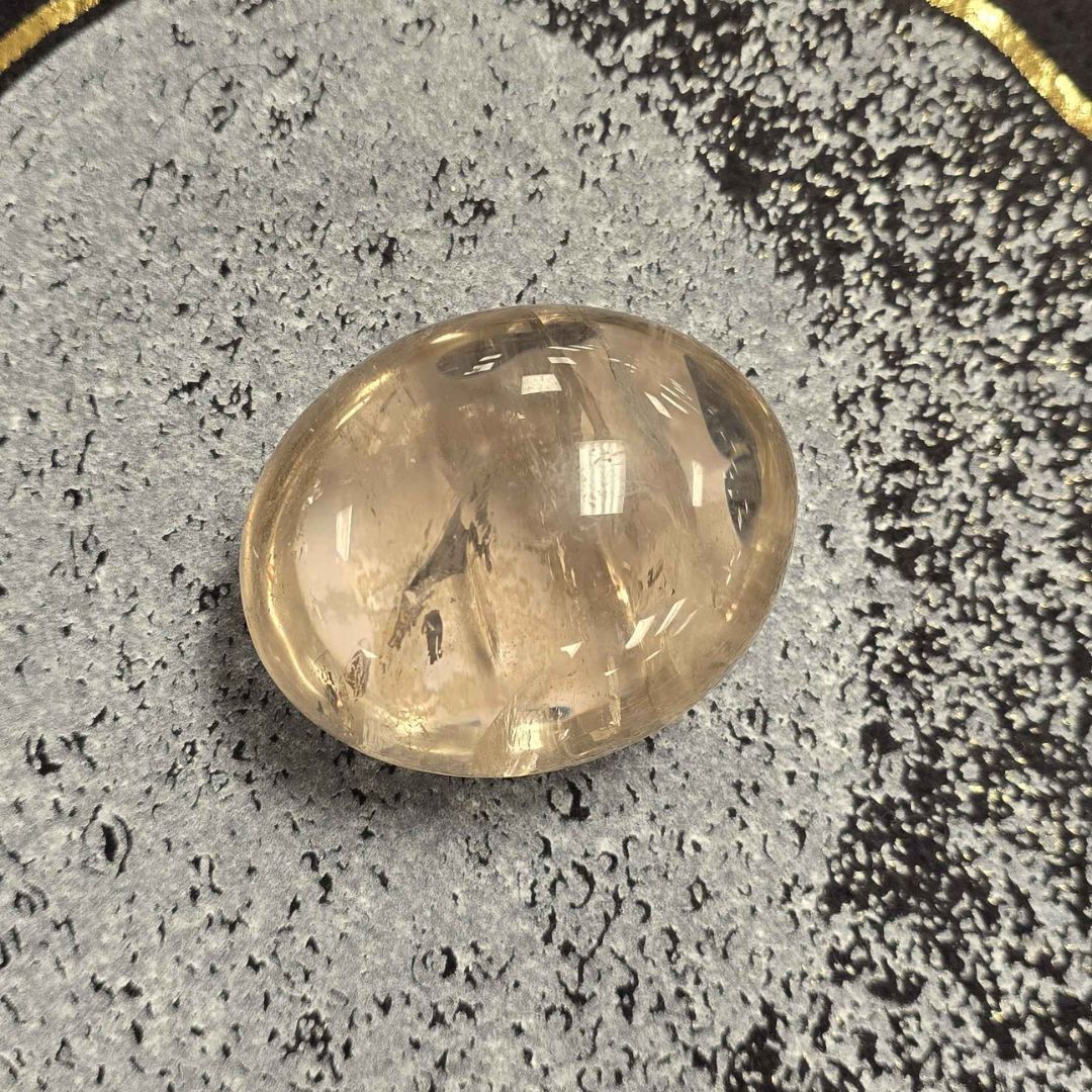 Smoky Quartz Palmstone Lg