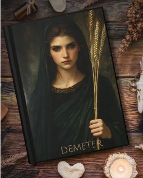 Demeter Goddess Hardcover Journal