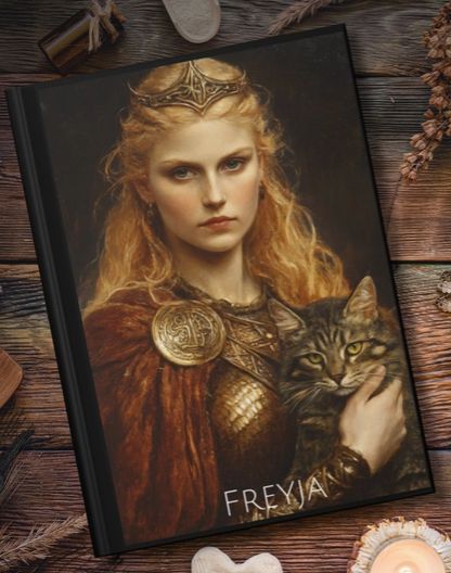 Freyja Norse Goddess Hardcover Journal