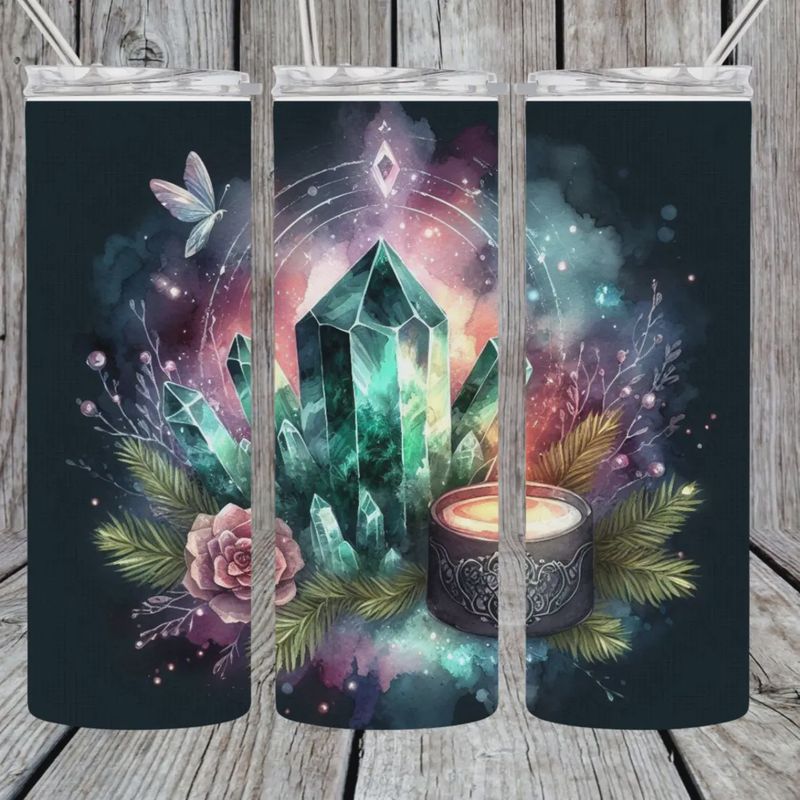 Black Crystal Tumbler