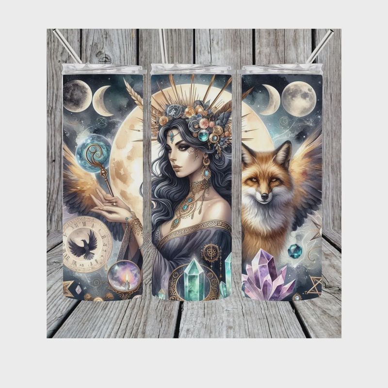 Fox Goddess Tumbler