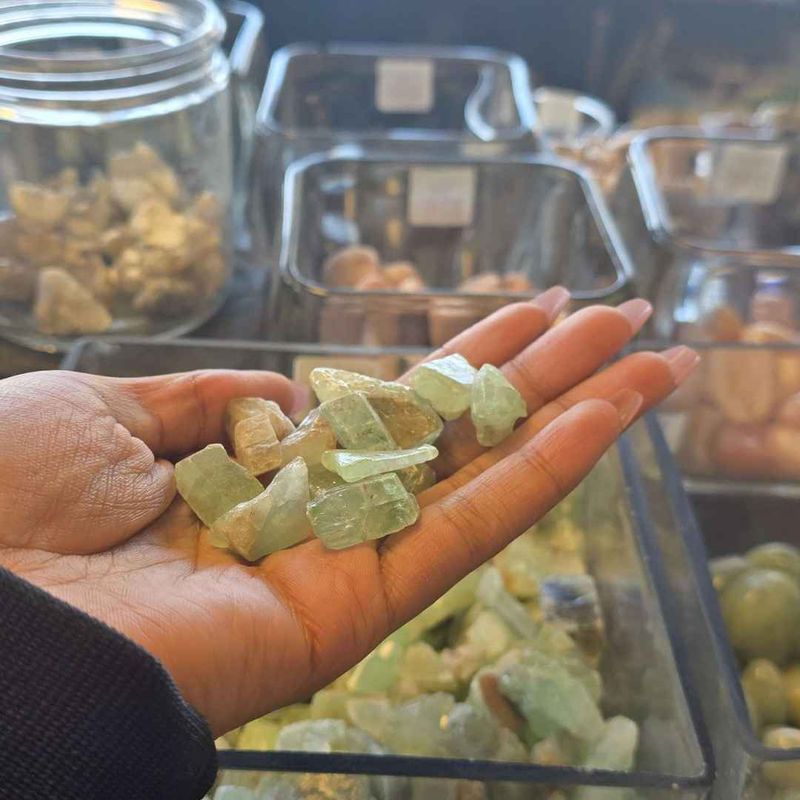 Green Calcite Raw