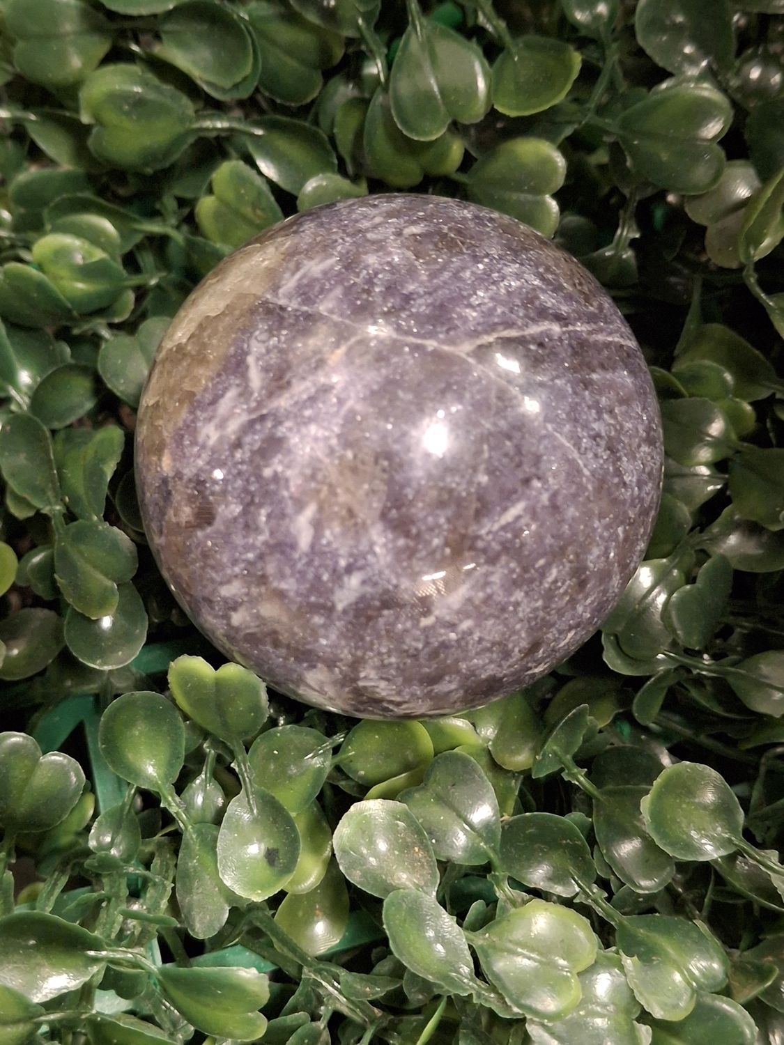Lepidolite Sphere_