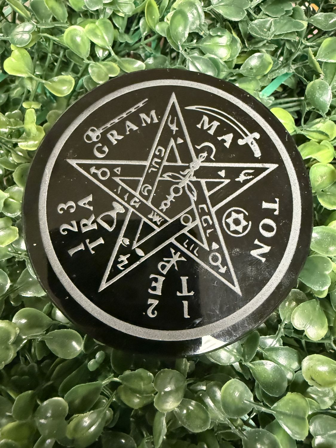 Obsidian Tetragrammaton Mirror