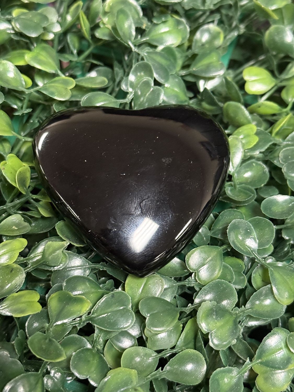 Gold Sheen Obsidian Heart