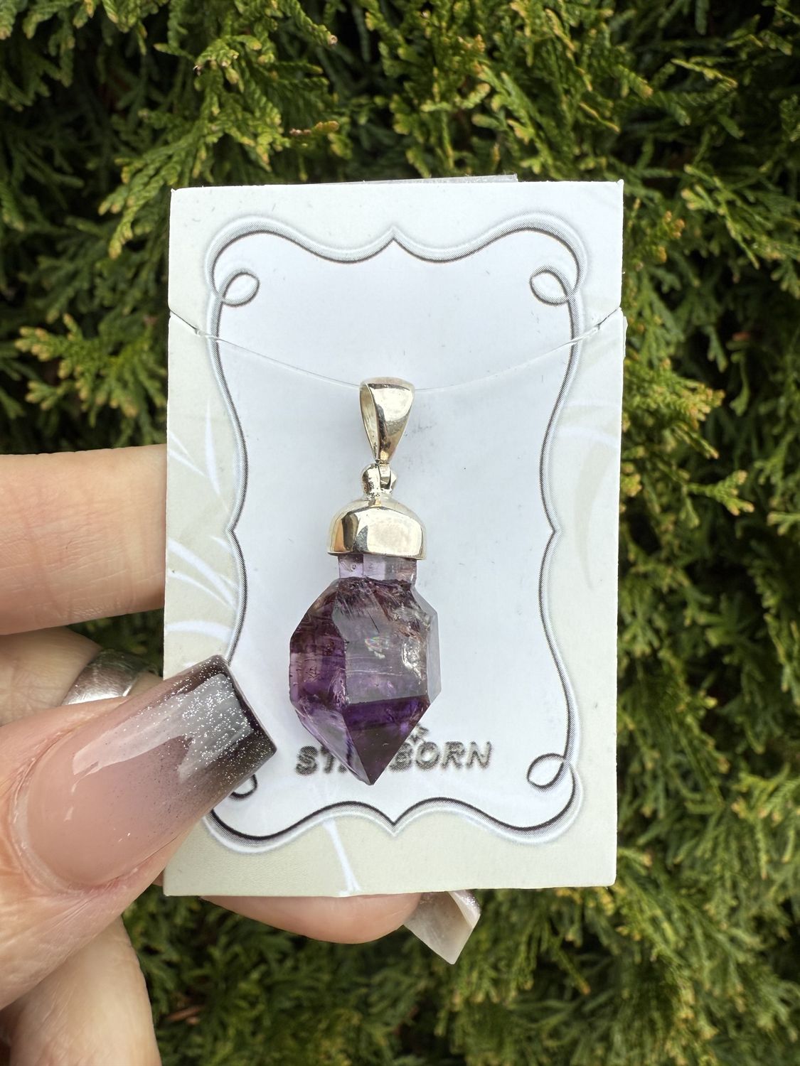 Shangaan Amethyst Crystal Pendant