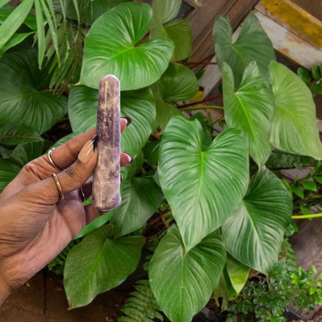 Lepidolite Massage Wand
