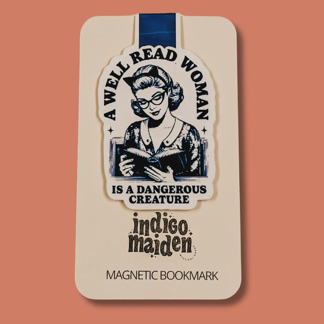 A Well Read Woman Magnetic Bookmark