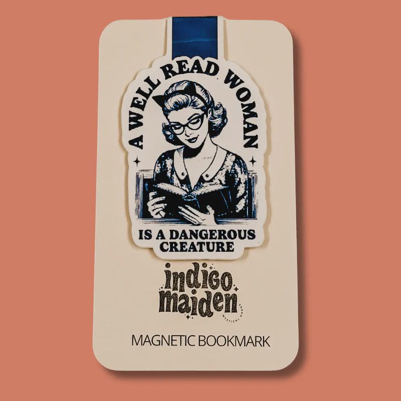 A Well Read Woman Magnetic Bookmark