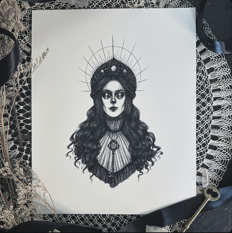 Hecate Art Print 8x10 by Caitlin McCarthy