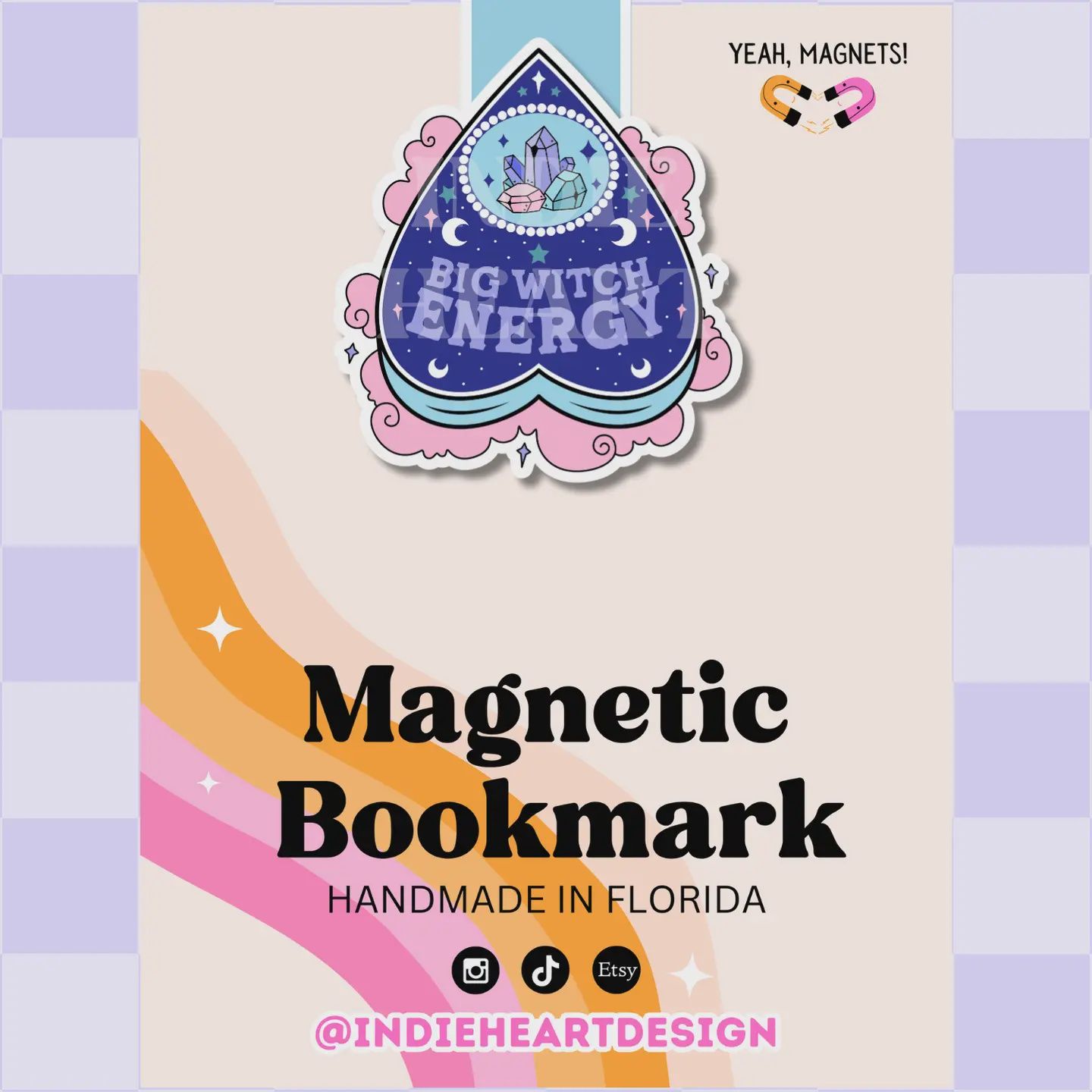 Big Witch Energy Magnetic Bookmark
