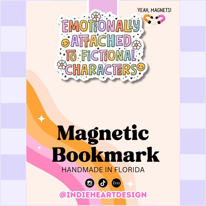Emotionally Attached Magnetic Bookmark