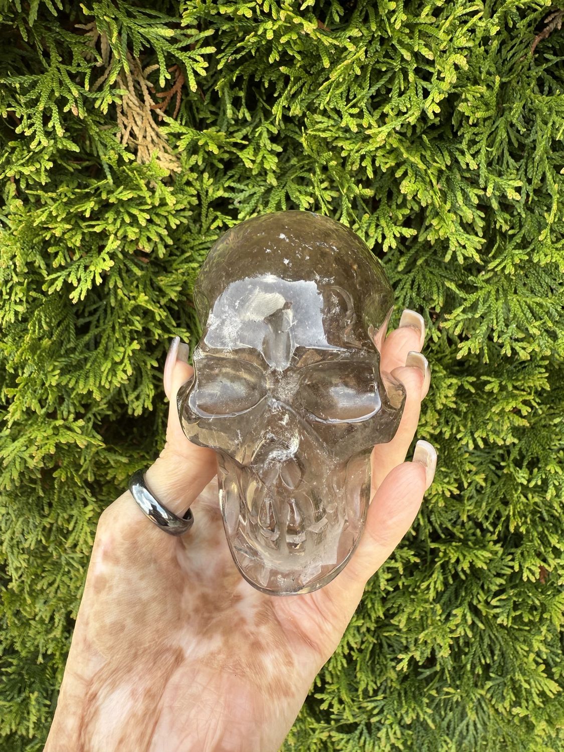 Smoky Quartz Skull $165
