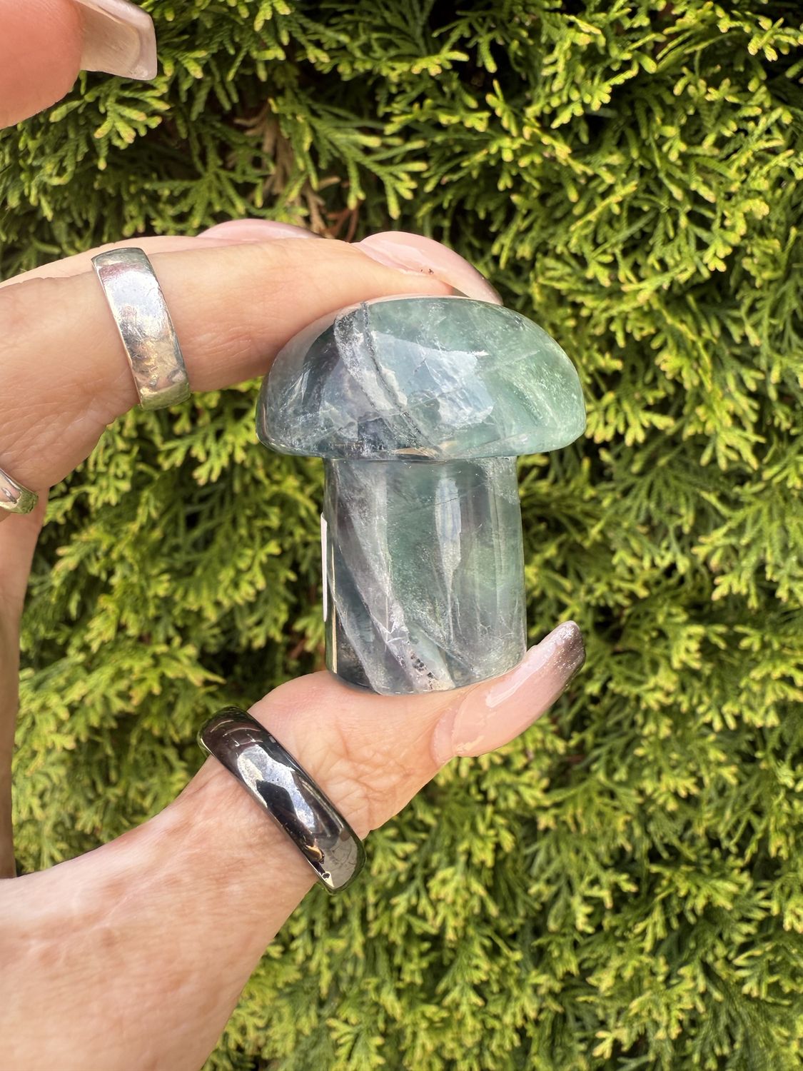 Fluorite Mushroom