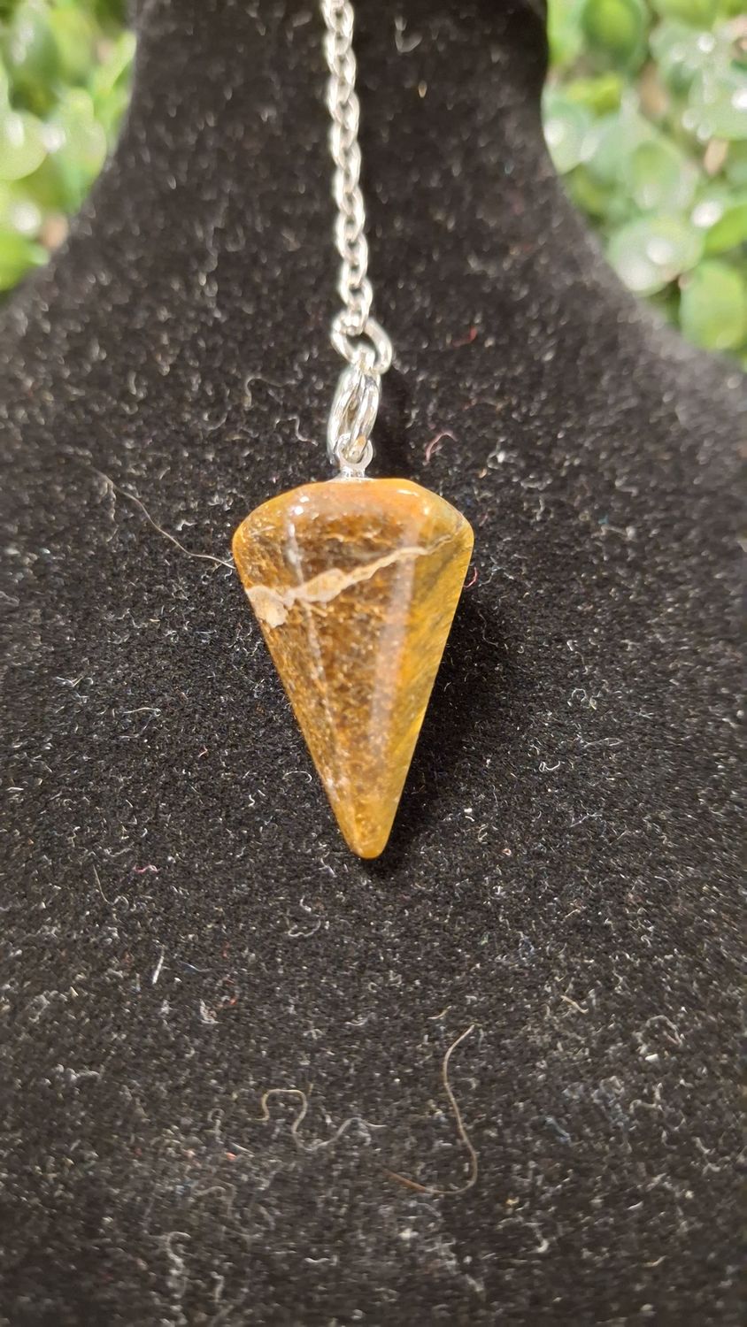 Tiger&#39;s Eye Pendulum Small