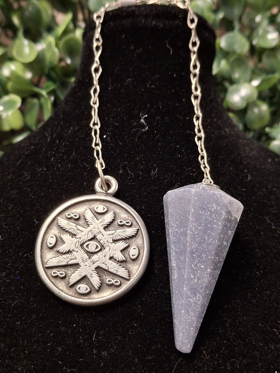 Blue Aventurine Angelic Guidance Pendulum Deva Designs