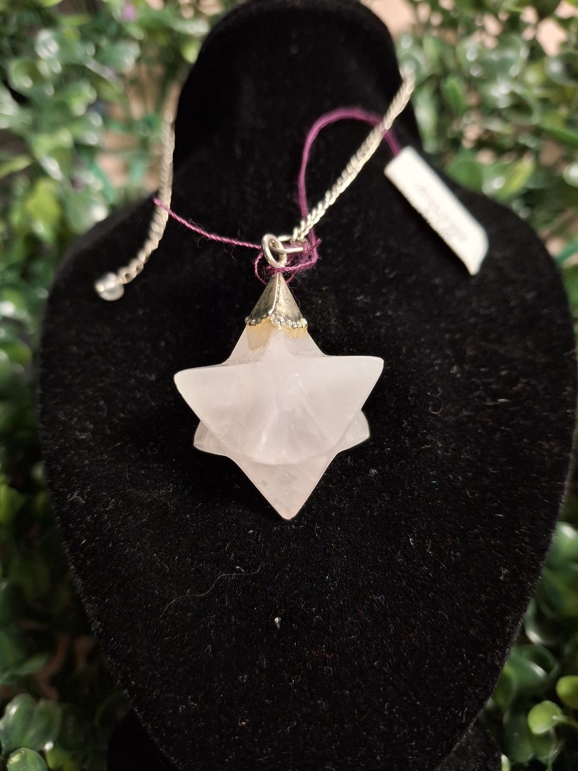 Rose Quartz Merkaba Pendulum
