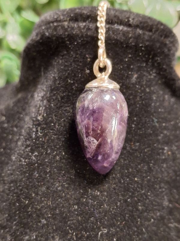 Amethyst Sterling Pendulum