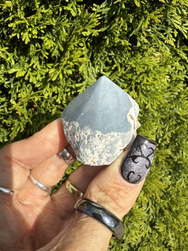 Angelite Polished Point