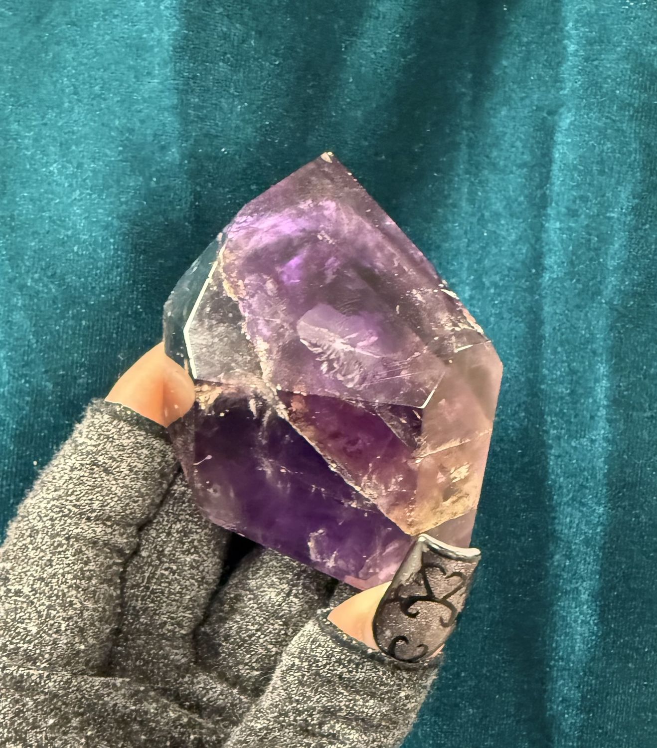 Dark Amethyst Point $65