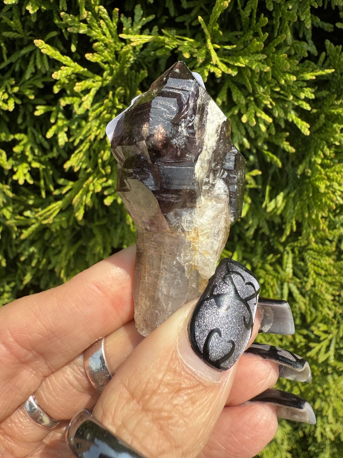 Phantom Amethyst Raw Point Large