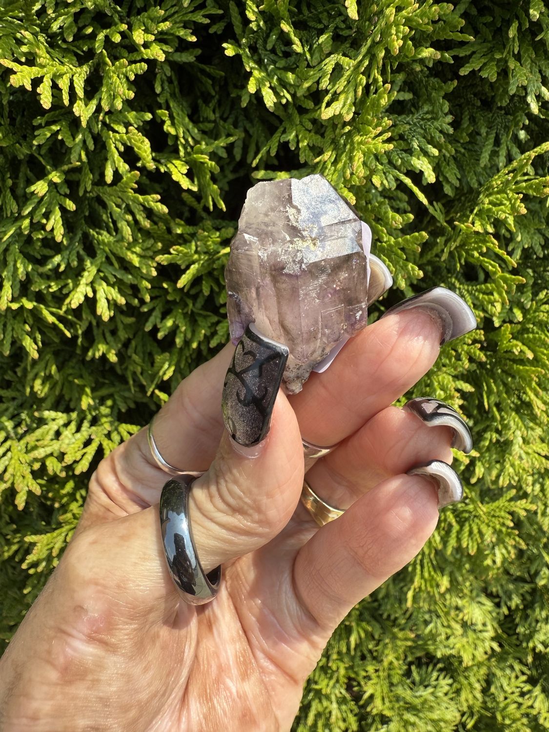 Phantom Amethyst Raw Point