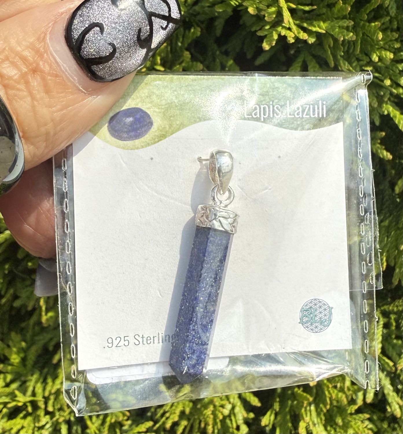 Lapis Lazuli Pencil Pendant