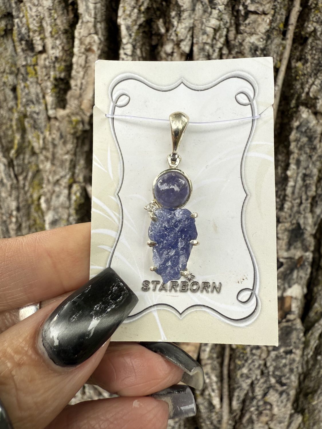 Rough and Tumbled Tanzanite and Topaz