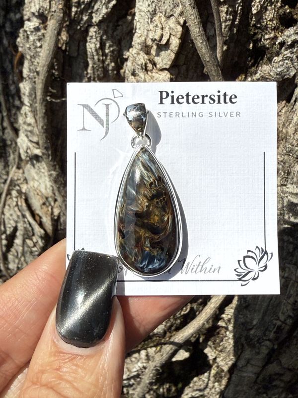 Pietersite Drop Pendant