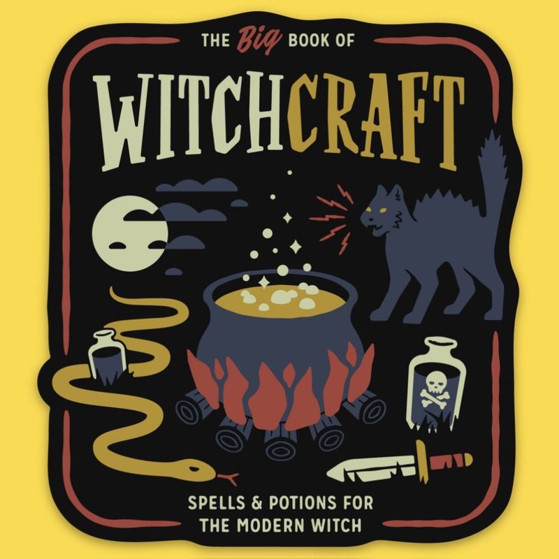 Big Book of Witchcraft Sticker