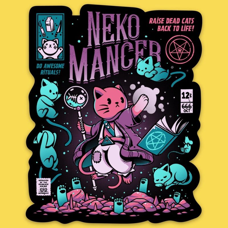 Nekomancer Sticker