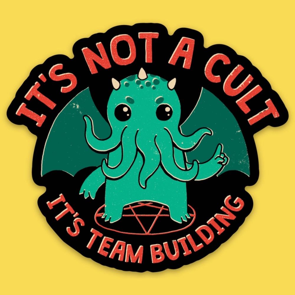 It's Not a Cult Sticker