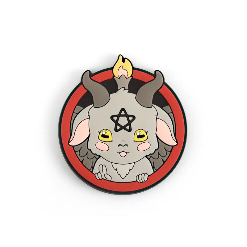 Baphomet Enamel Magnet