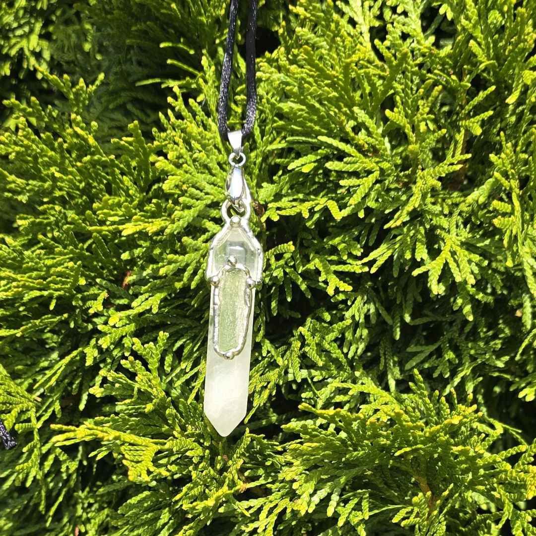 SOL Moldavite Point Necklace