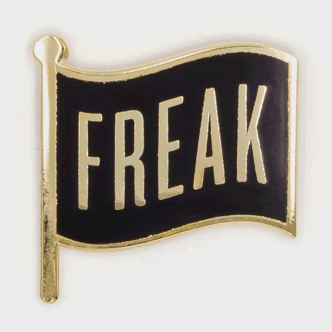 Freak Flag Enamel Pin