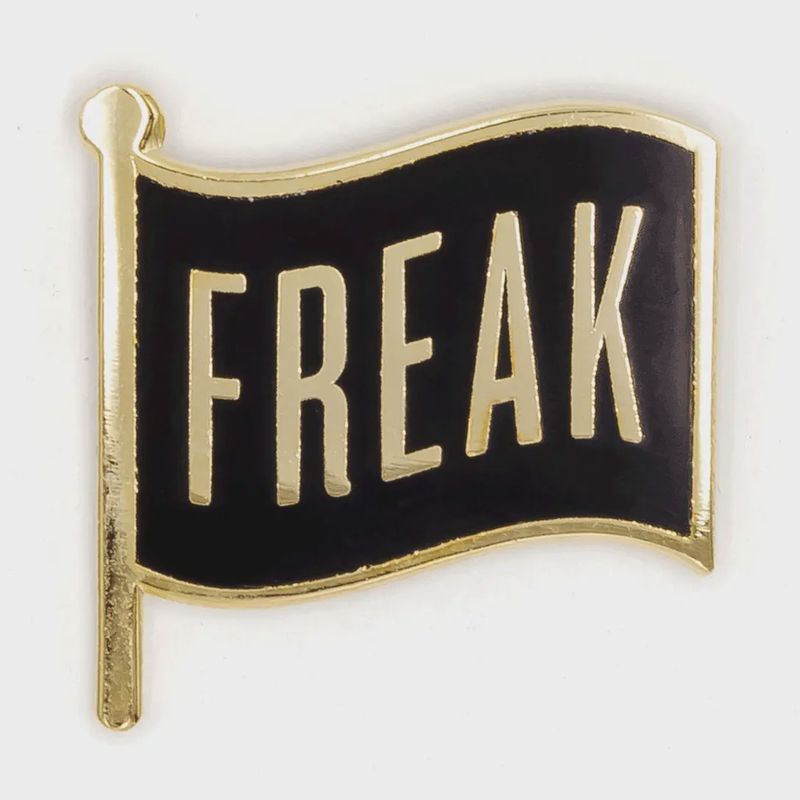 Freak Flag Enamel Pin