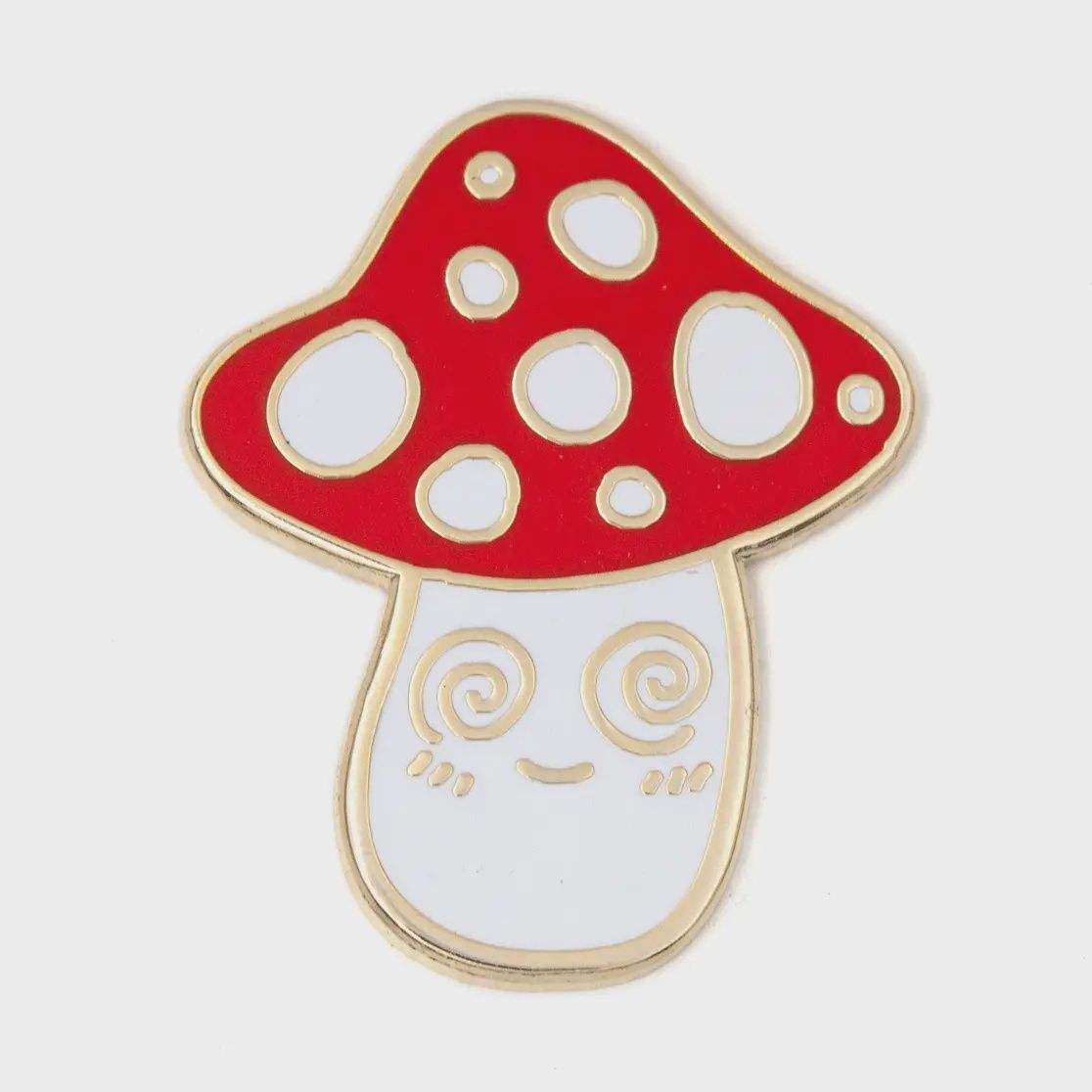 Trippy Mushroom Enamel Pin