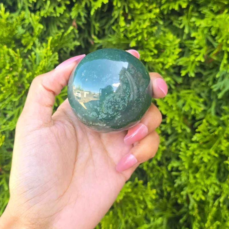 Bloodstone Sphere 55mm