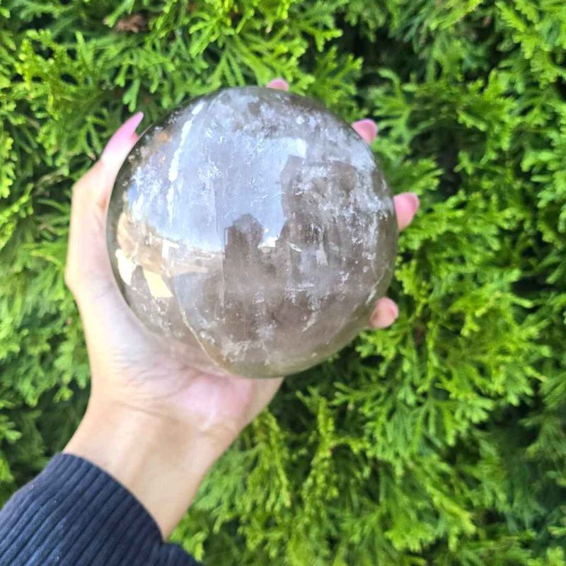 Smoky Quartz Sphere 102mm