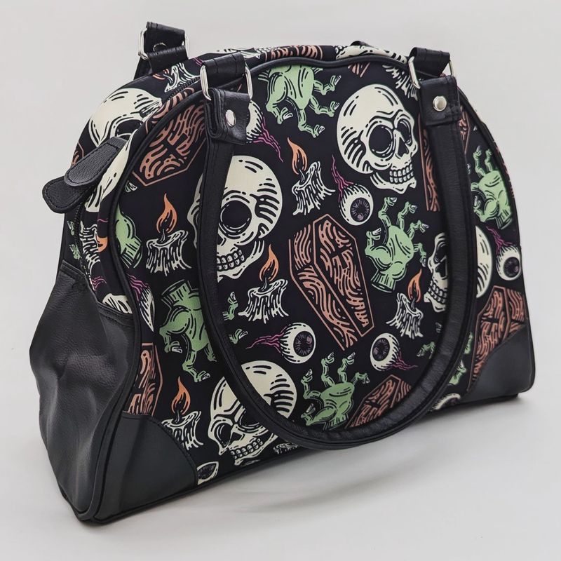 Coffins &amp; Skulls Purse