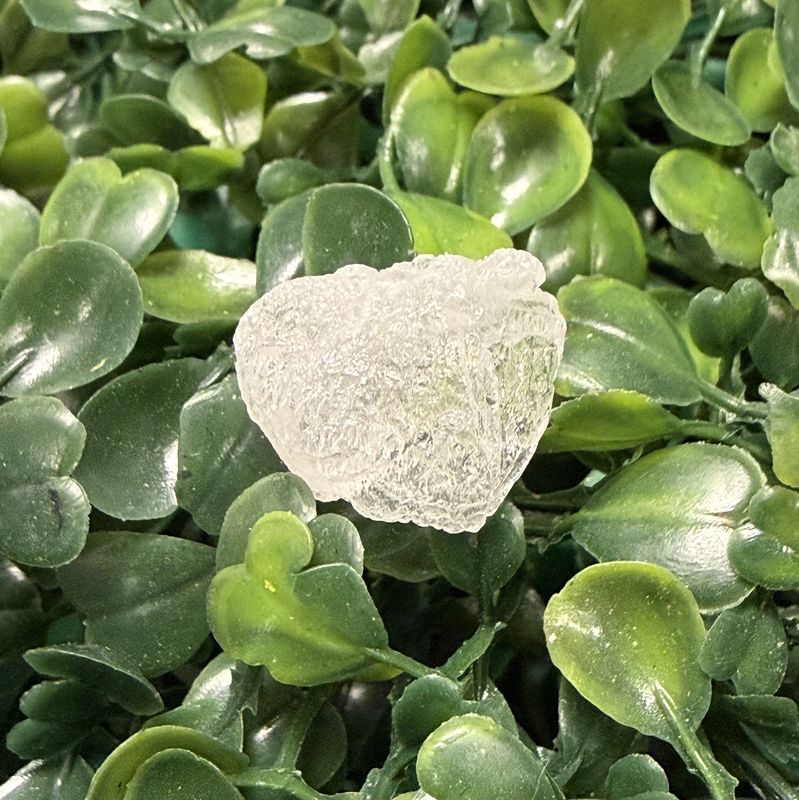 White Moldavite Calcite 3.70g