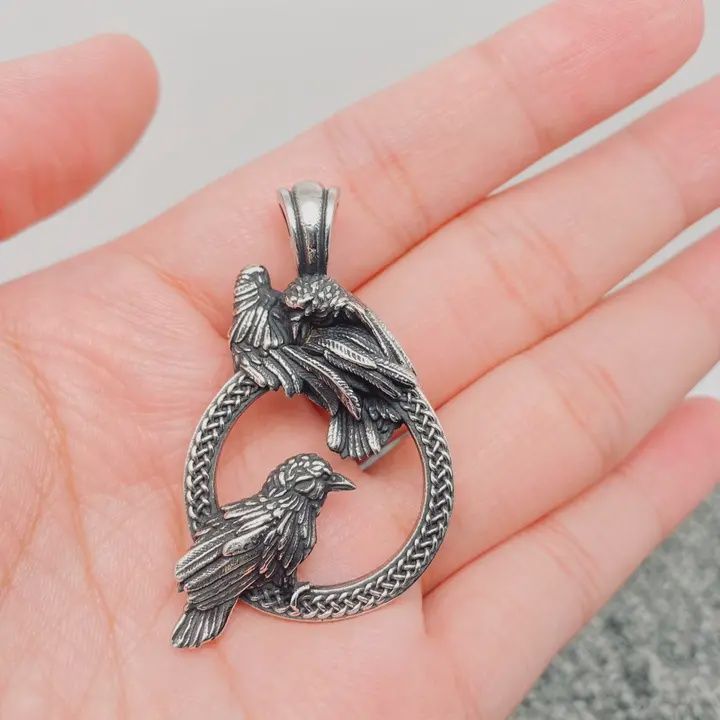 Crow's Nest Stainless Steel Pendant