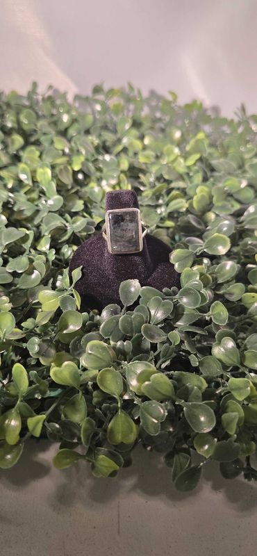 Larvikite Square Ring