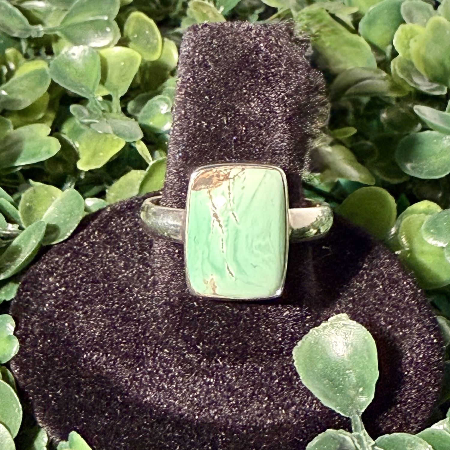 Variscite Ring Sz10 Rectangle