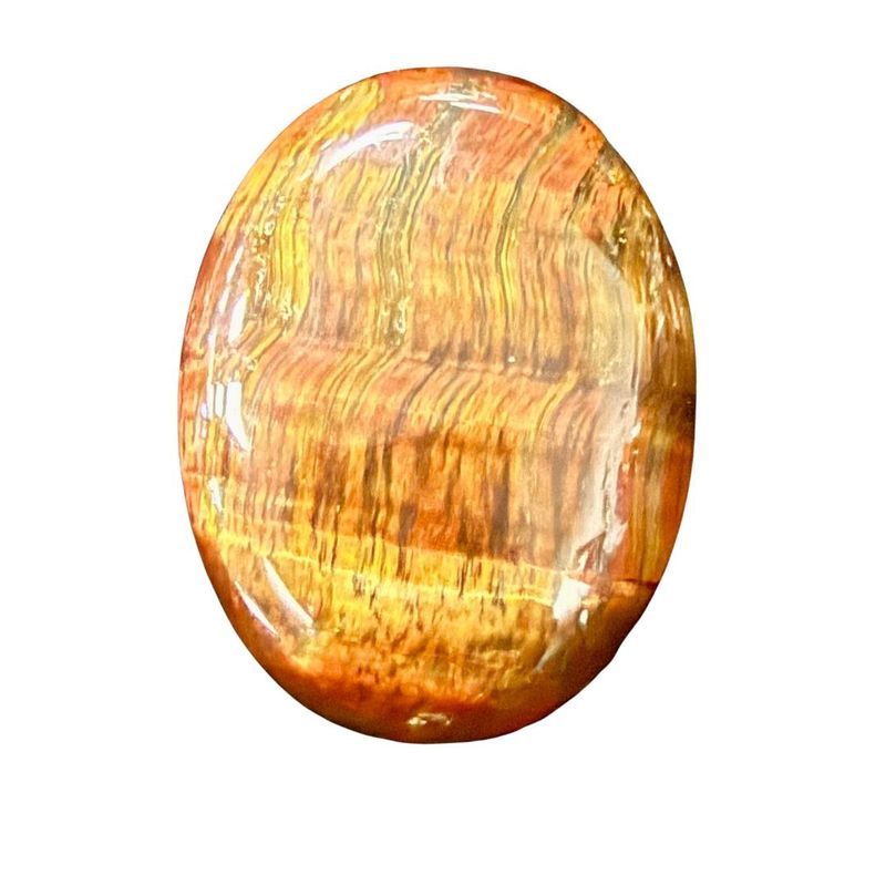 Red Tigers Eye Palm Stone